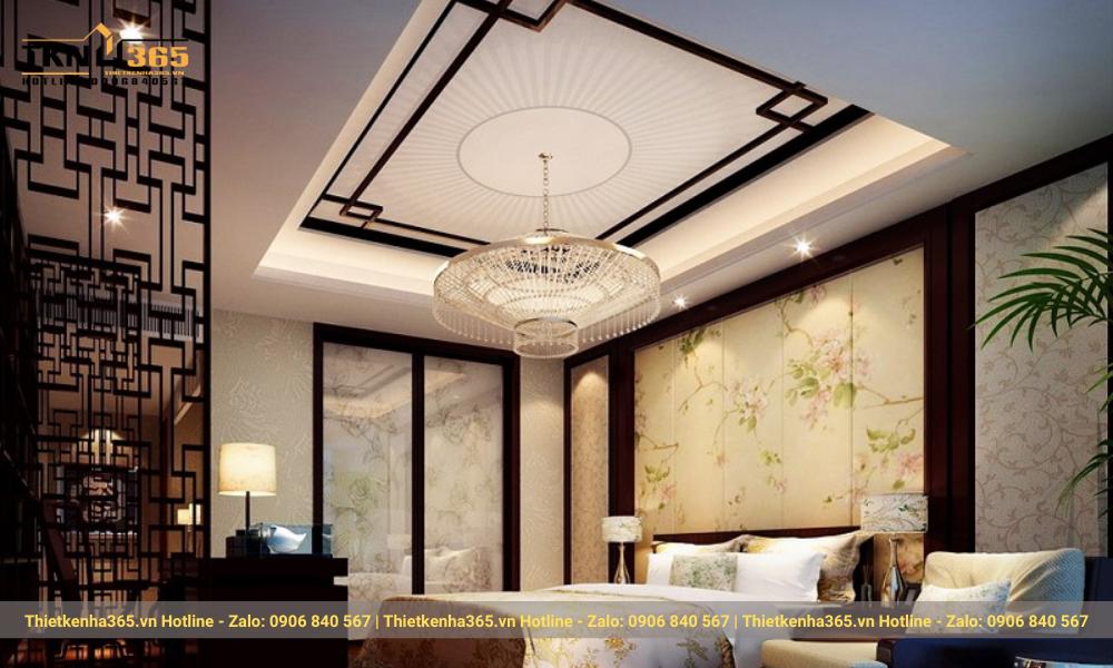 Hoa văn đậm chất phong cách Á Đông Đương Đại