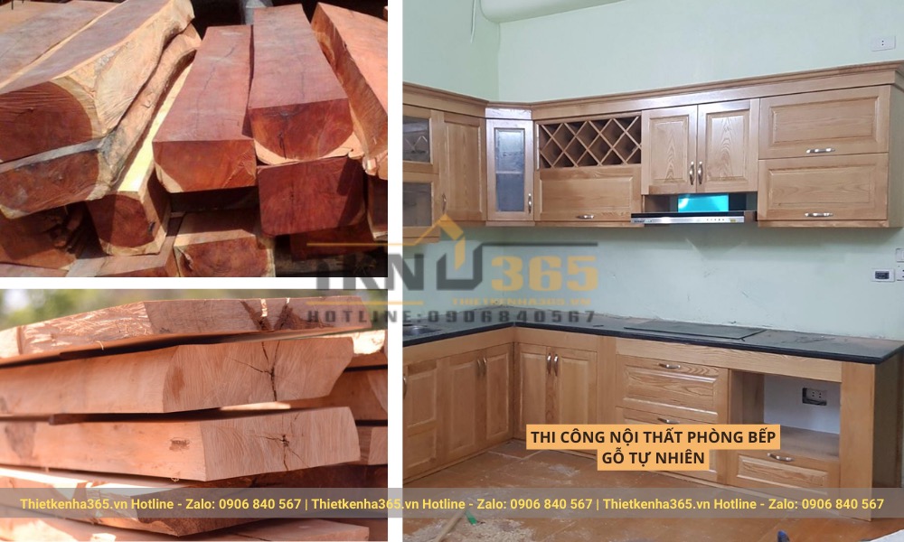 thi công nội thất phòng bếp