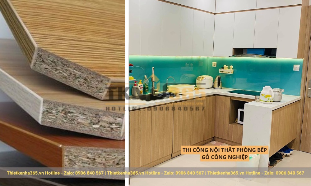thi công nội thất phòng bếp