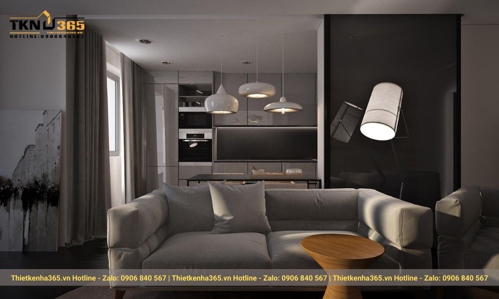 Phòng có nhiều ánh sáng chiếu vào tạo cảm giác ấm áp