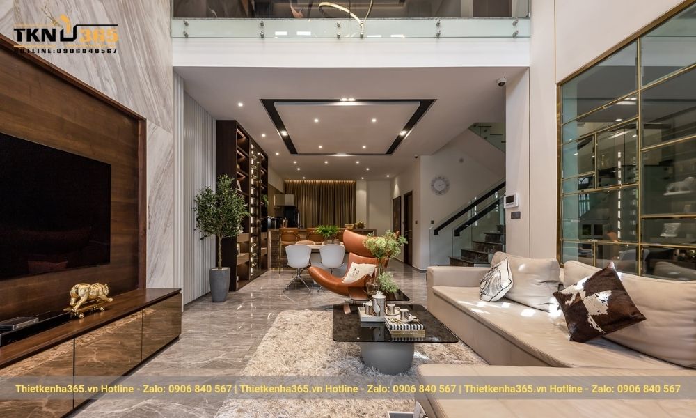 Ghế sofa chữ L kết hợp với bàn chữ nhật