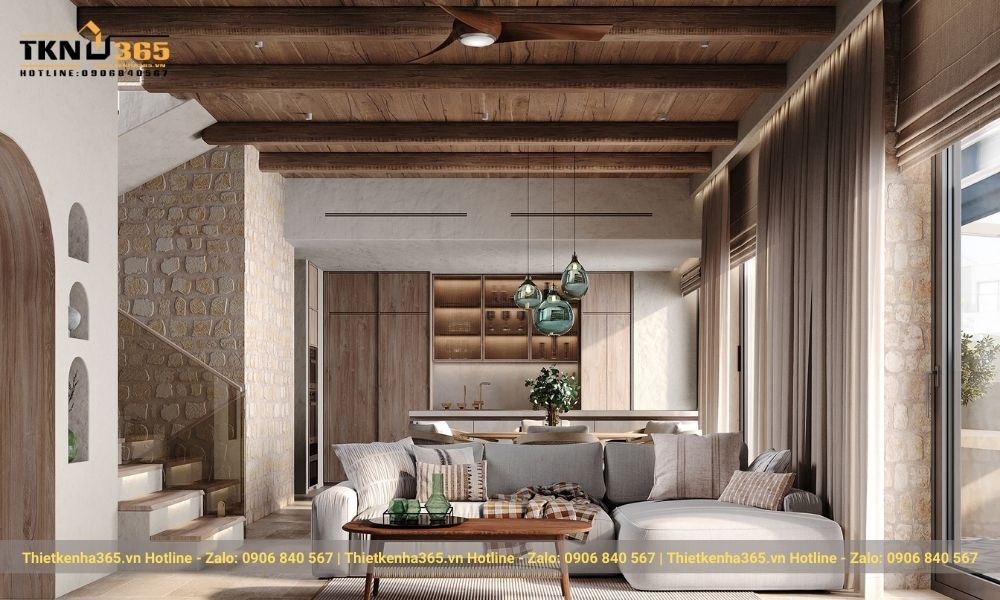 Thi công nội thất nhà phố sang trọng