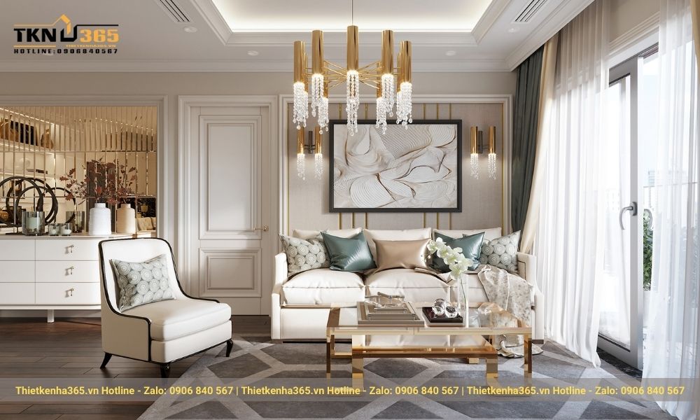 Xác định phòng khách tận dụng tối đa không gian