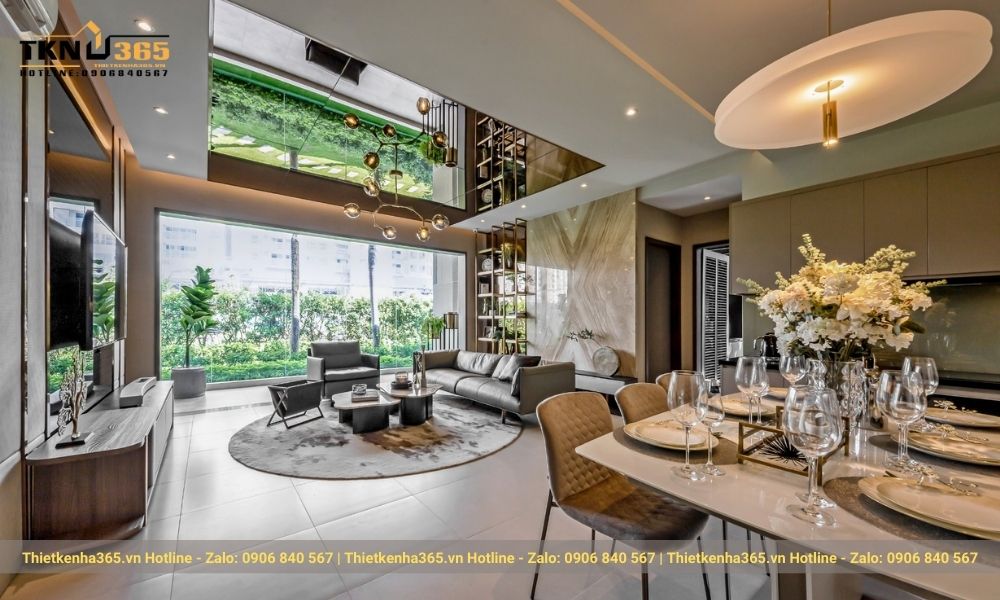 Tận dụng tối đa không gian phòng khách