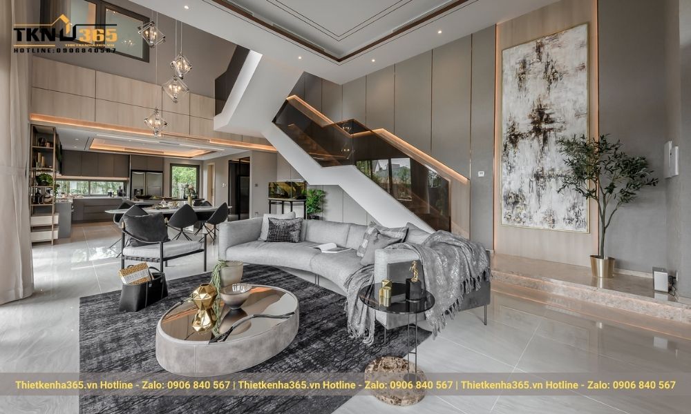 Thiết kế ánh sáng cho không gian phòng khách là hạng mục rất quan trọng