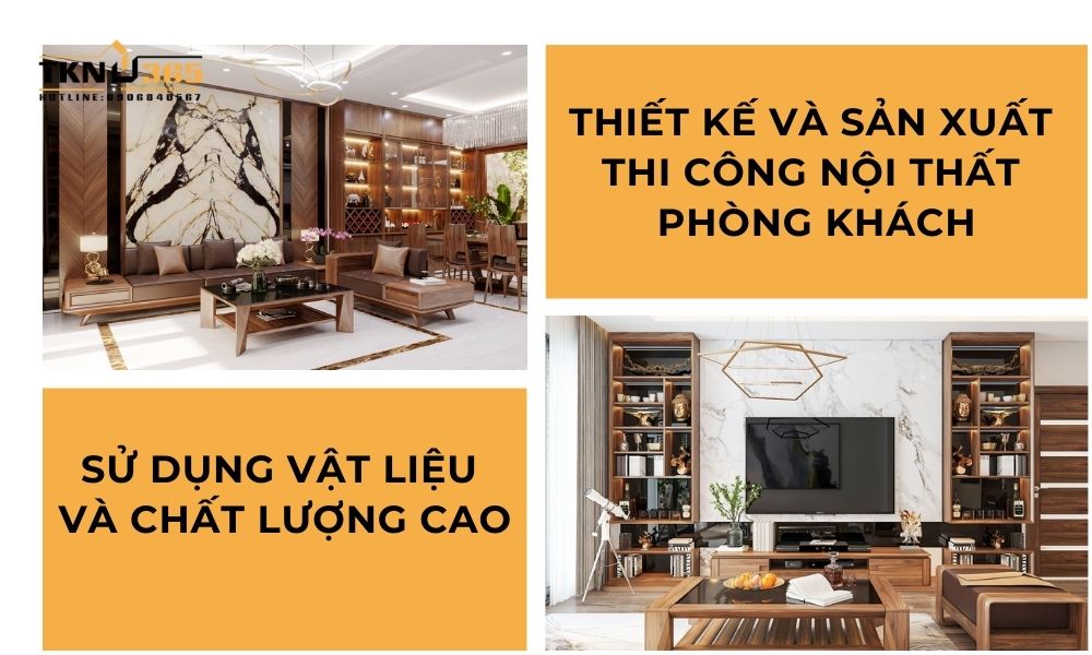 Sử dụng các vật liệu và sản phẩm chất lượng cao