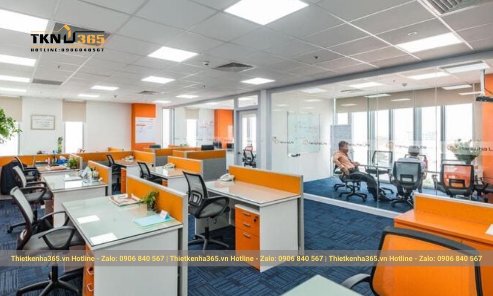 Tone màu tươi tắn có thể kích thích nhân viên làm việc tích cực hơn