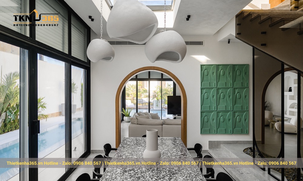 Bố cục nội thất hợp lý sẽ giúp biệt thự vừa đẹp vừa tiện nghi