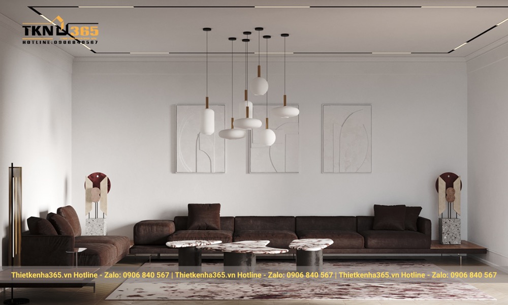 Màu sắc hài hòa, hợp thời, hợp phong thủy là chìa khóa quan trọng tạo nên công trình nội thất biệt thự ấn tượng