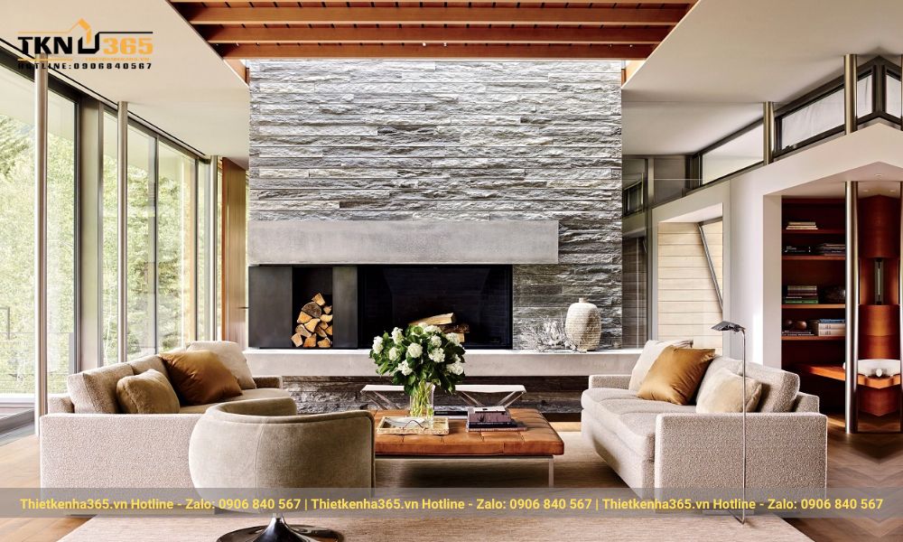 Sử dụng đồ nội thất hiện đại