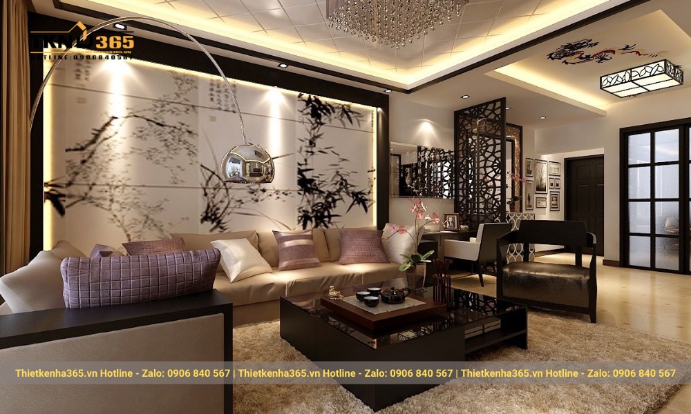 Nội thất phong cách cổ điển Á Đông cần sự tỉ mỉ để thể hiện đúng tinh thần cuộc sống hoàng gia