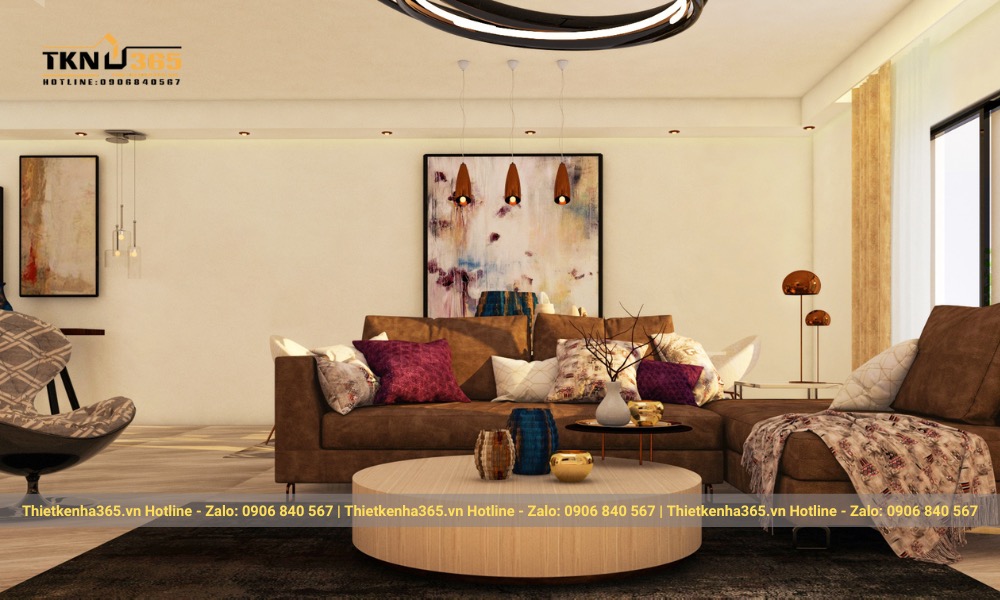 Phòng khách từ 12m2 trở lên là diện tích dễ thiết kế và bố trí nội thất nhất