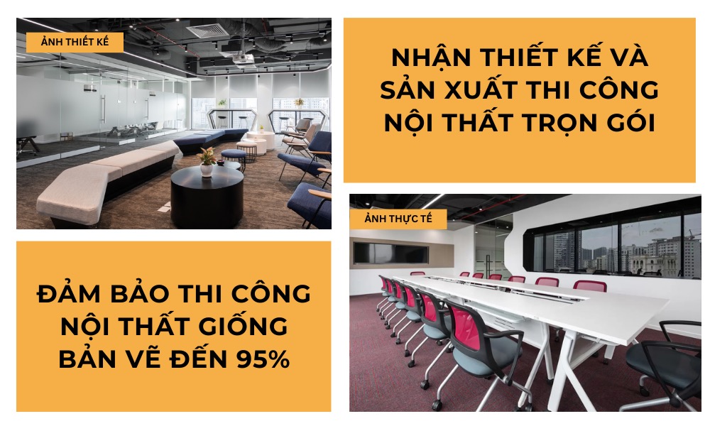 thiết kế nội thất văn phòng