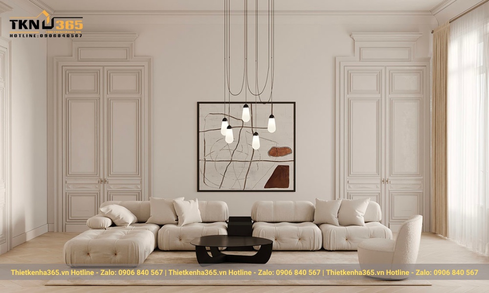 nội thất nhà phố bán cổ điển sang trọng