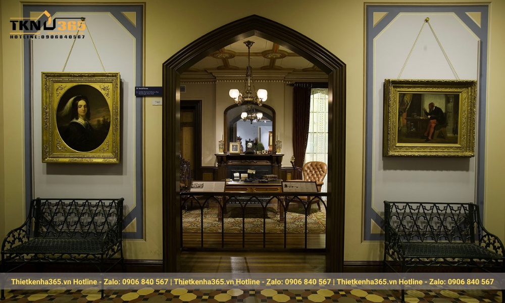 nội thất nhà phố bán cổ điển sang trọng
