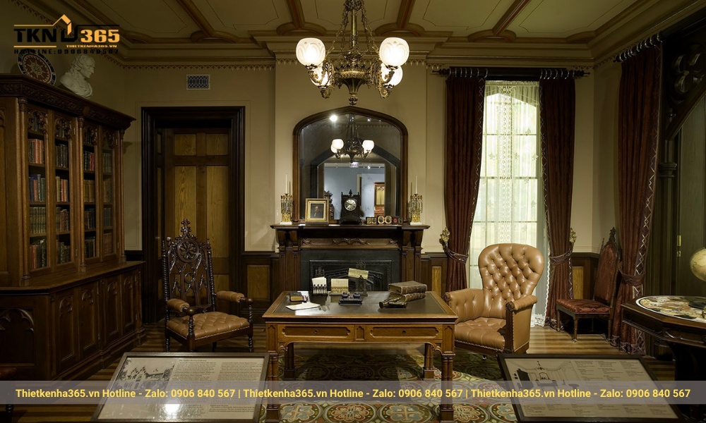 nội thất nhà phố bán cổ điển sang trọng