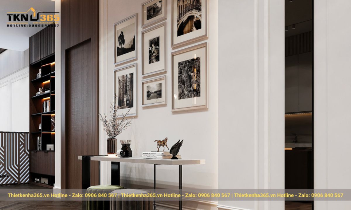 Mẫu 2: Thiết kế nội thất biệt thự phong cách Luxury