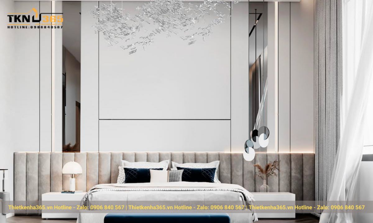 Mẫu 2: Thiết kế nội thất biệt thự phong cách Luxury