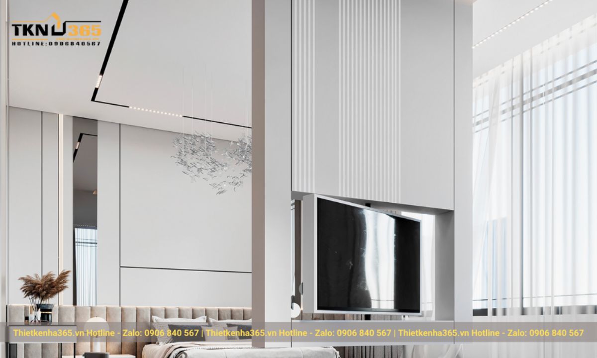 Mẫu 2: Thiết kế nội thất biệt thự phong cách Luxury