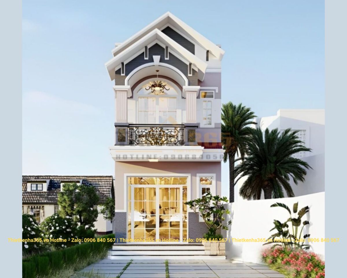 Nhà phố 2 tầng mái thái