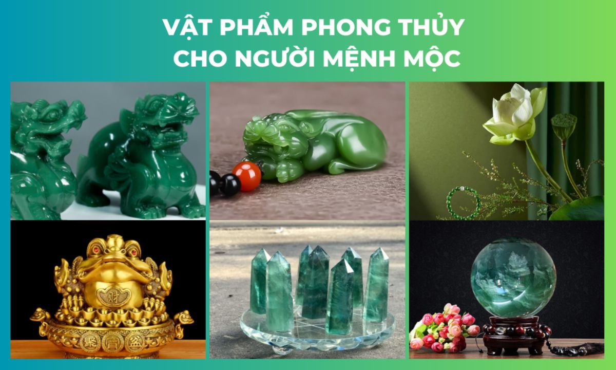Trang trí nội thất hợp với mệnh Mộc