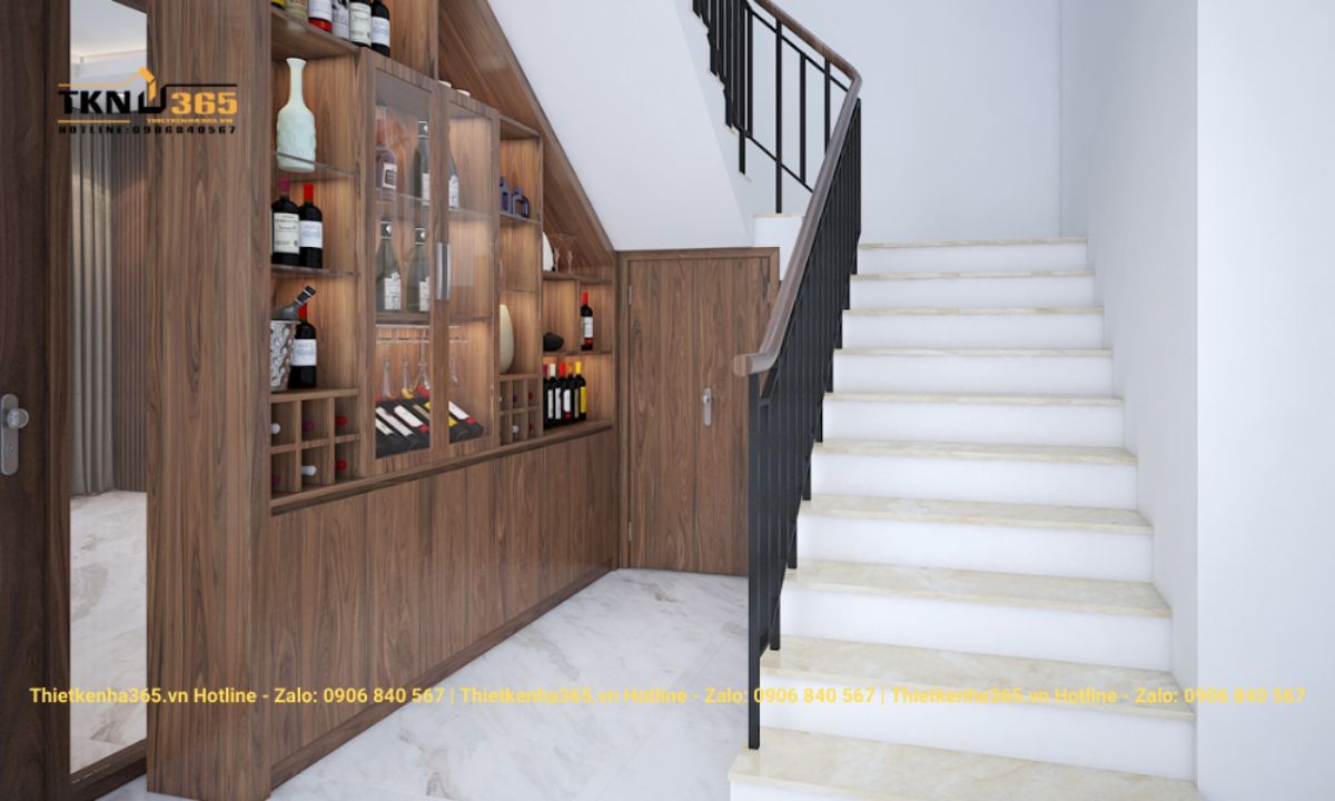 thiet ke noi that gam cau thang 11