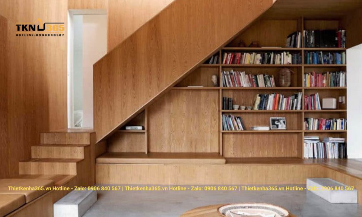 thiet ke noi that gam cau thang 25