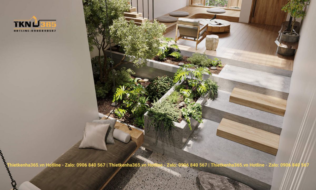 thiet ke noi that gam cau thang 50