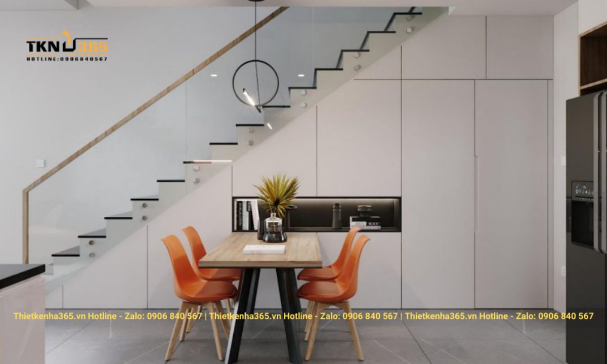 thiet ke noi that gam cau thang 6