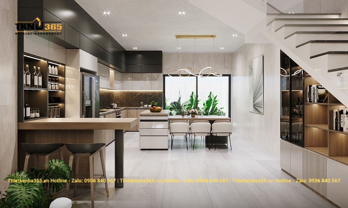 thiet ke noi that gam cau thang 7