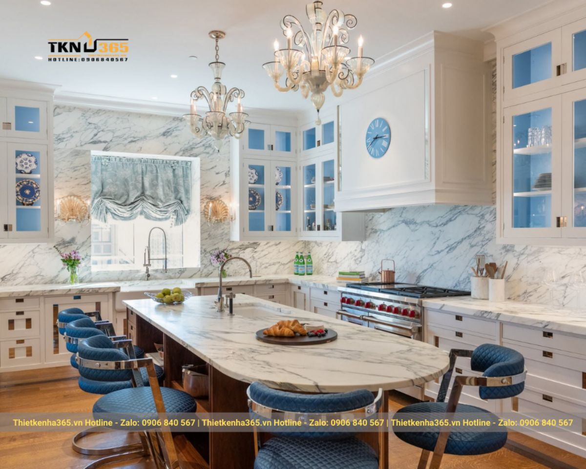 Nội thất phòng bếp sang trọng, đẳng cấp