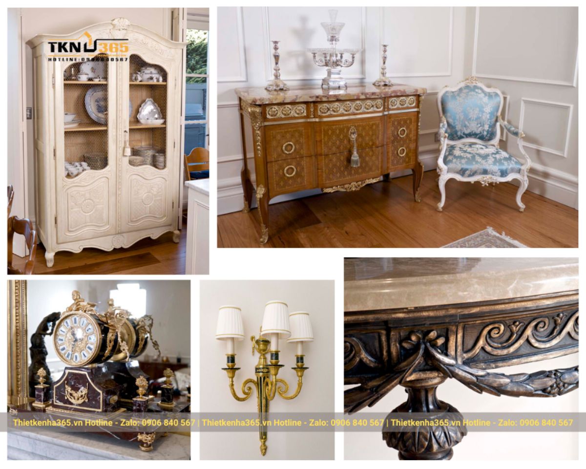 Sử dụng nhiều họa tiết cầu kì