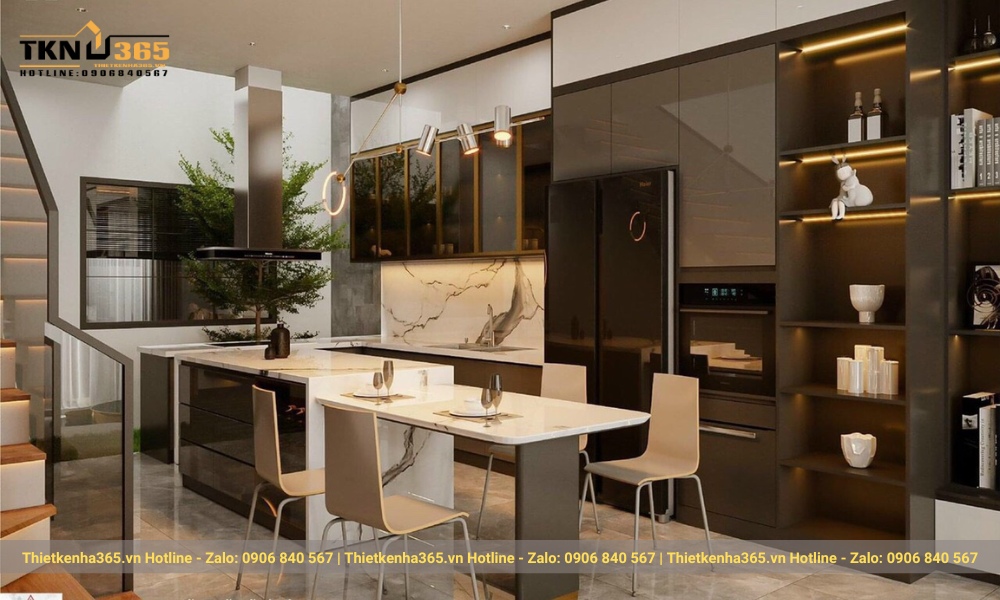 thiết kế nội thất nhà 3 tầng đẹp