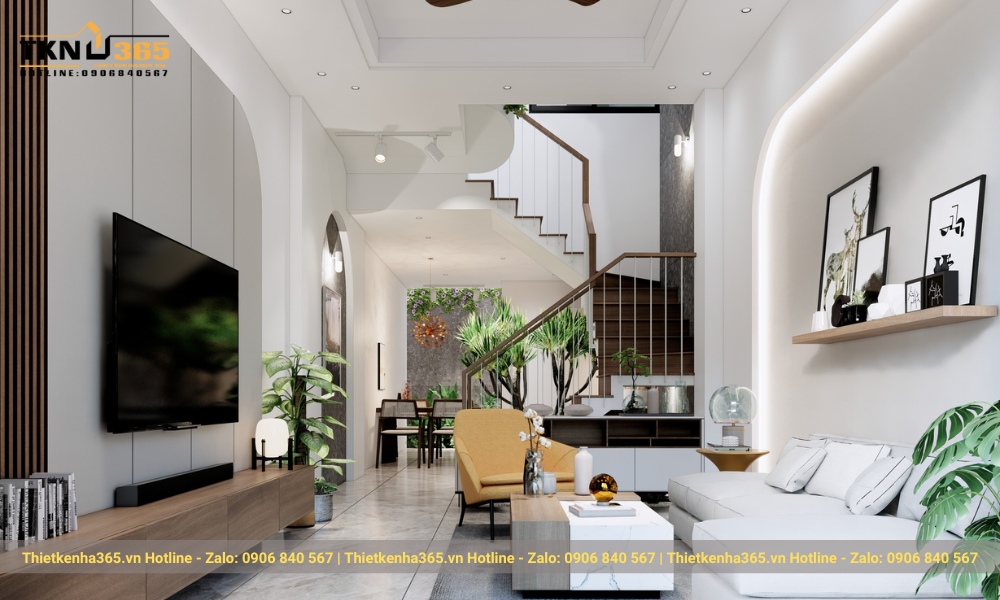 thiết kế nội thất nhà 3 tầng đẹp