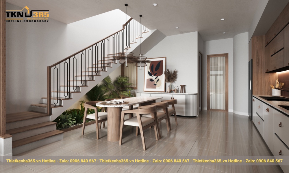 thiết kế nội thất nhà 3 tầng đẹp