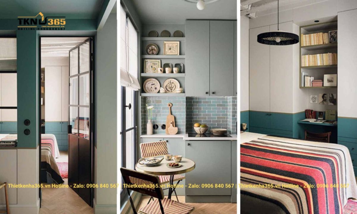 Thiết kế nội thất cho nhà nhỏ 25m2