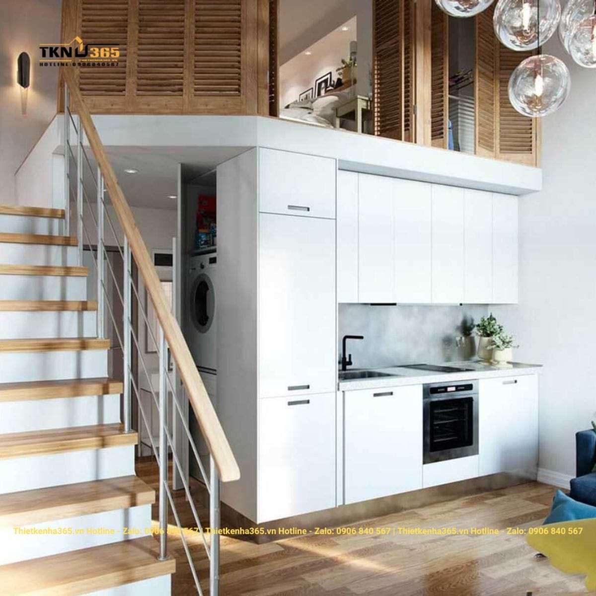 Thiết kế nội thất nhà phố siêu nhỏ 15m2