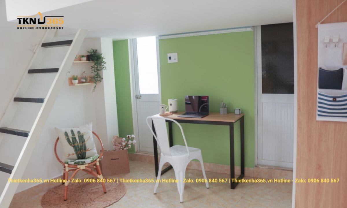 Thiết kế nội thất nhà phố siêu nhỏ 15m2