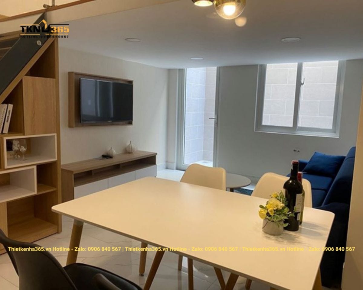 Thiết kế nội thất nhà phố nhỏ 20m2