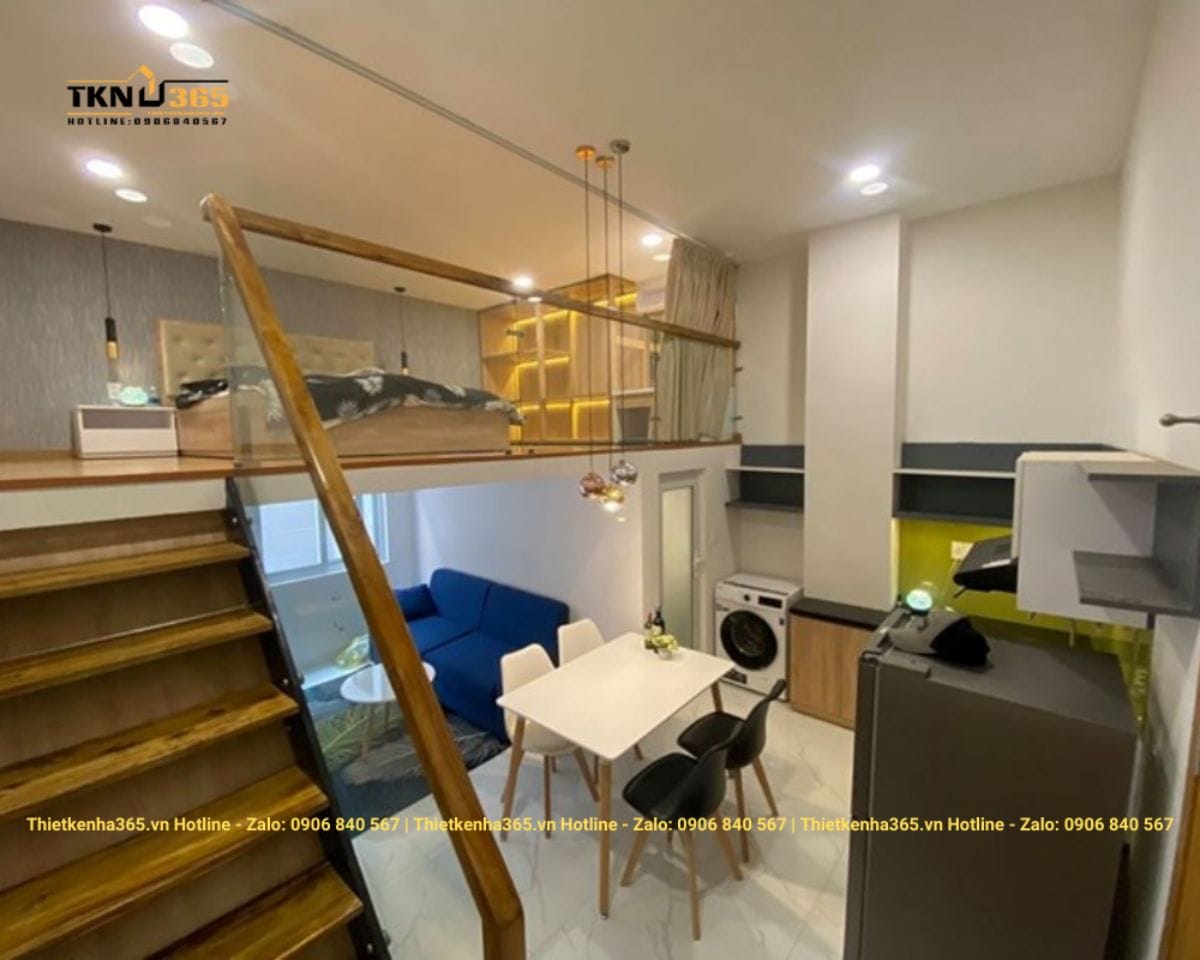 Thiết kế nội thất nhà phố nhỏ 20m2