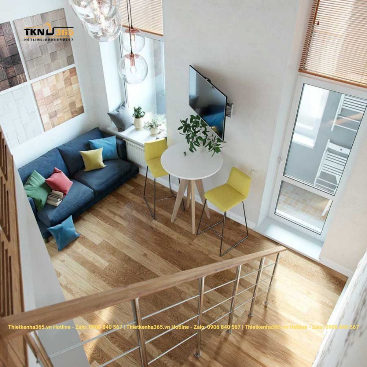 Thiết kế nội thất nhà phố siêu nhỏ 15m2