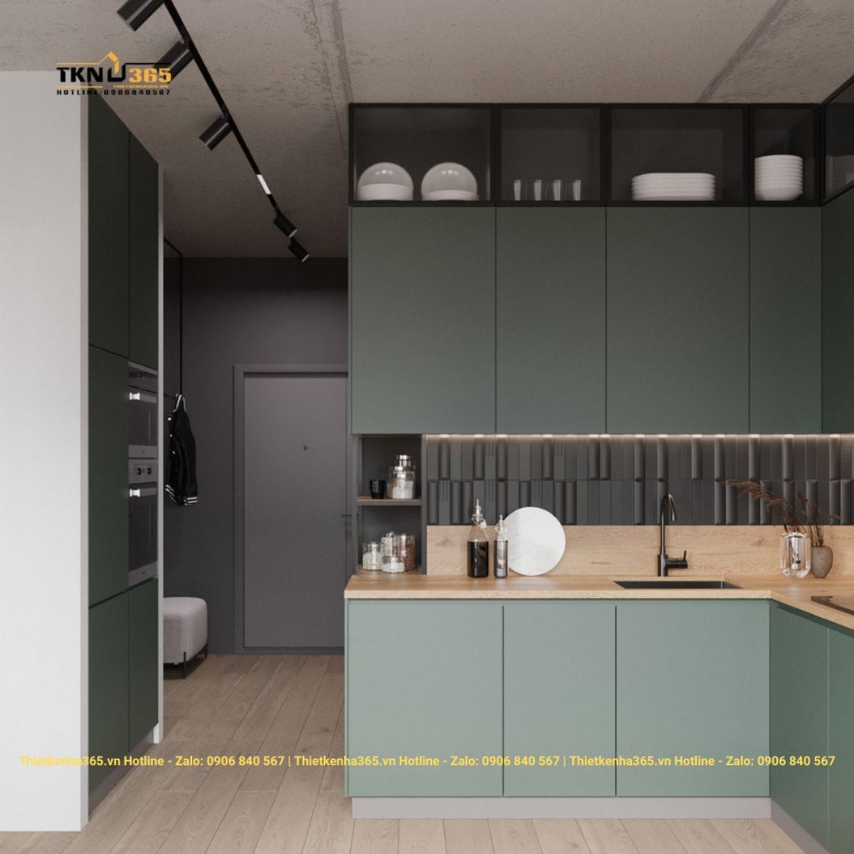 Mẫu thiết kế nội thất nhà diện tích nhỏ 45m2