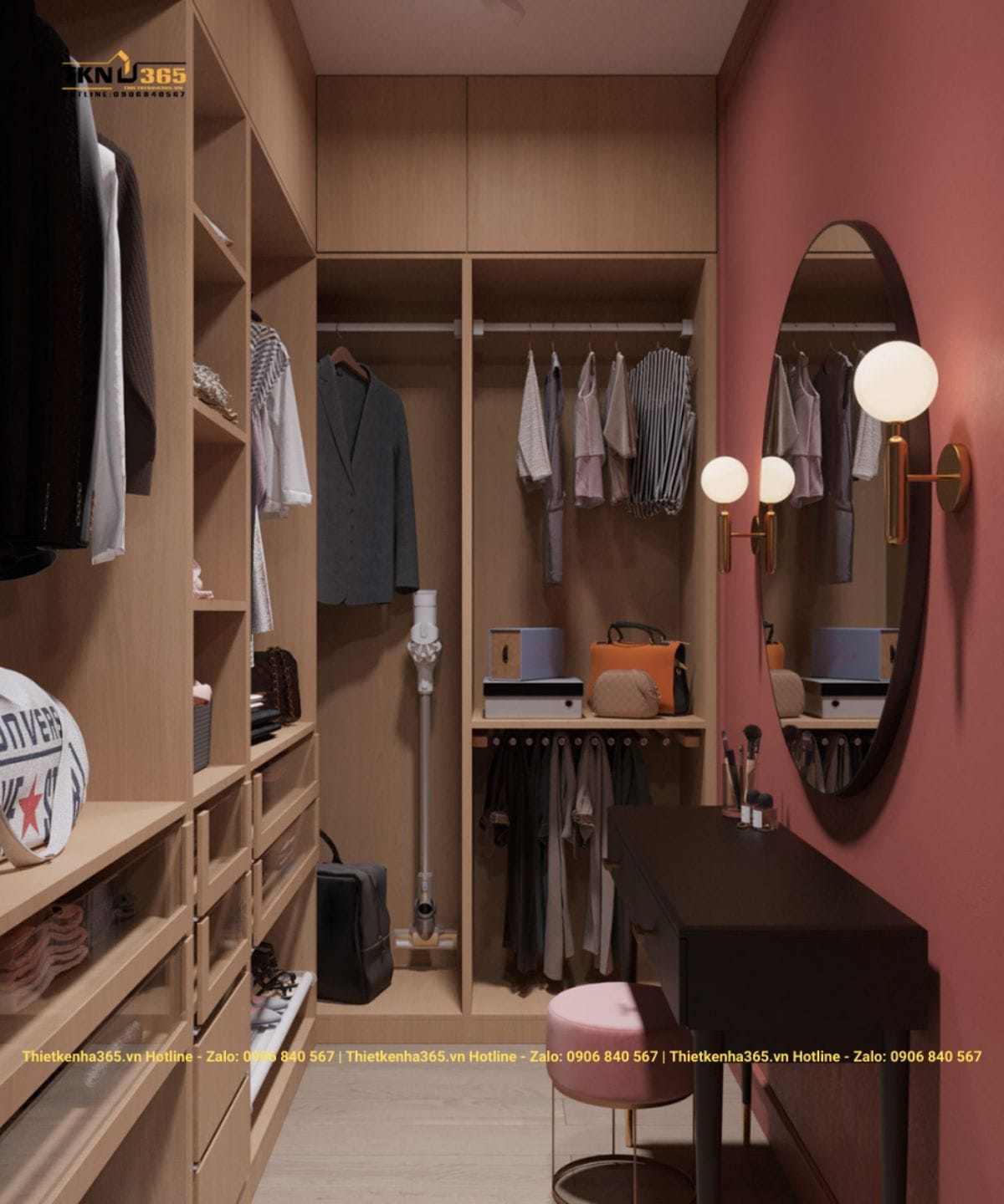 Mẫu thiết kế nội thất nhà diện tích nhỏ 45m2