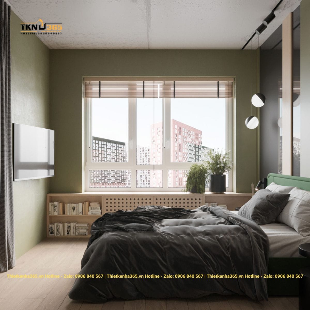 Mẫu thiết kế nội thất nhà diện tích nhỏ 45m2