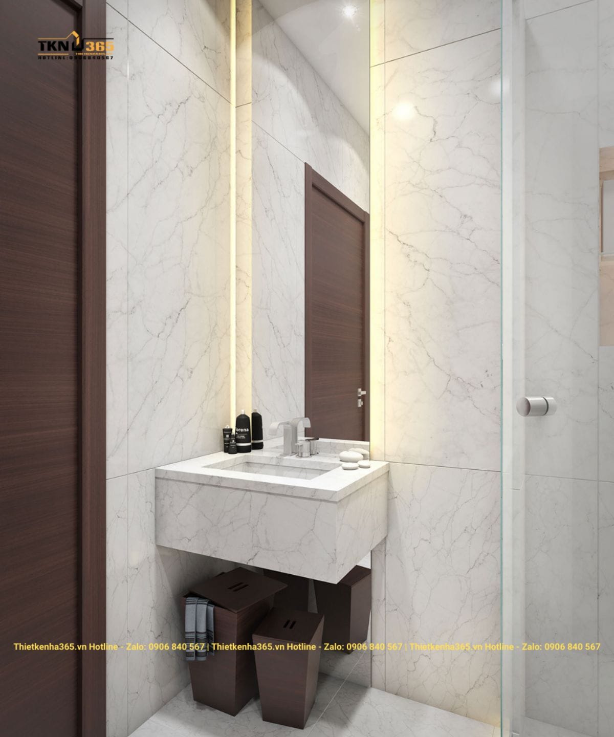 Thiết kế nội thất nhà hẹp 40m2