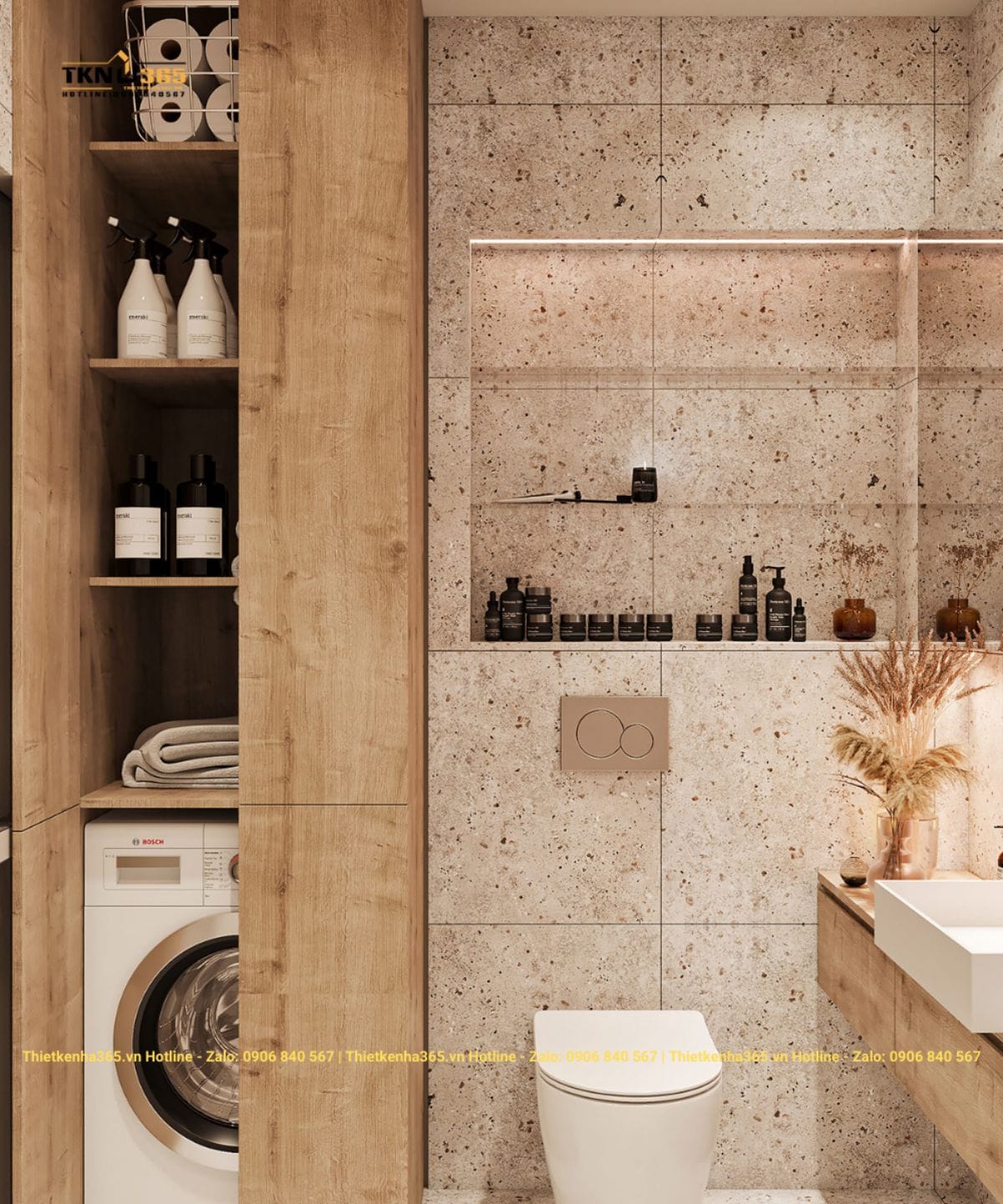 Mẫu thiết kế nội thất nhà diện tích nhỏ 45m2