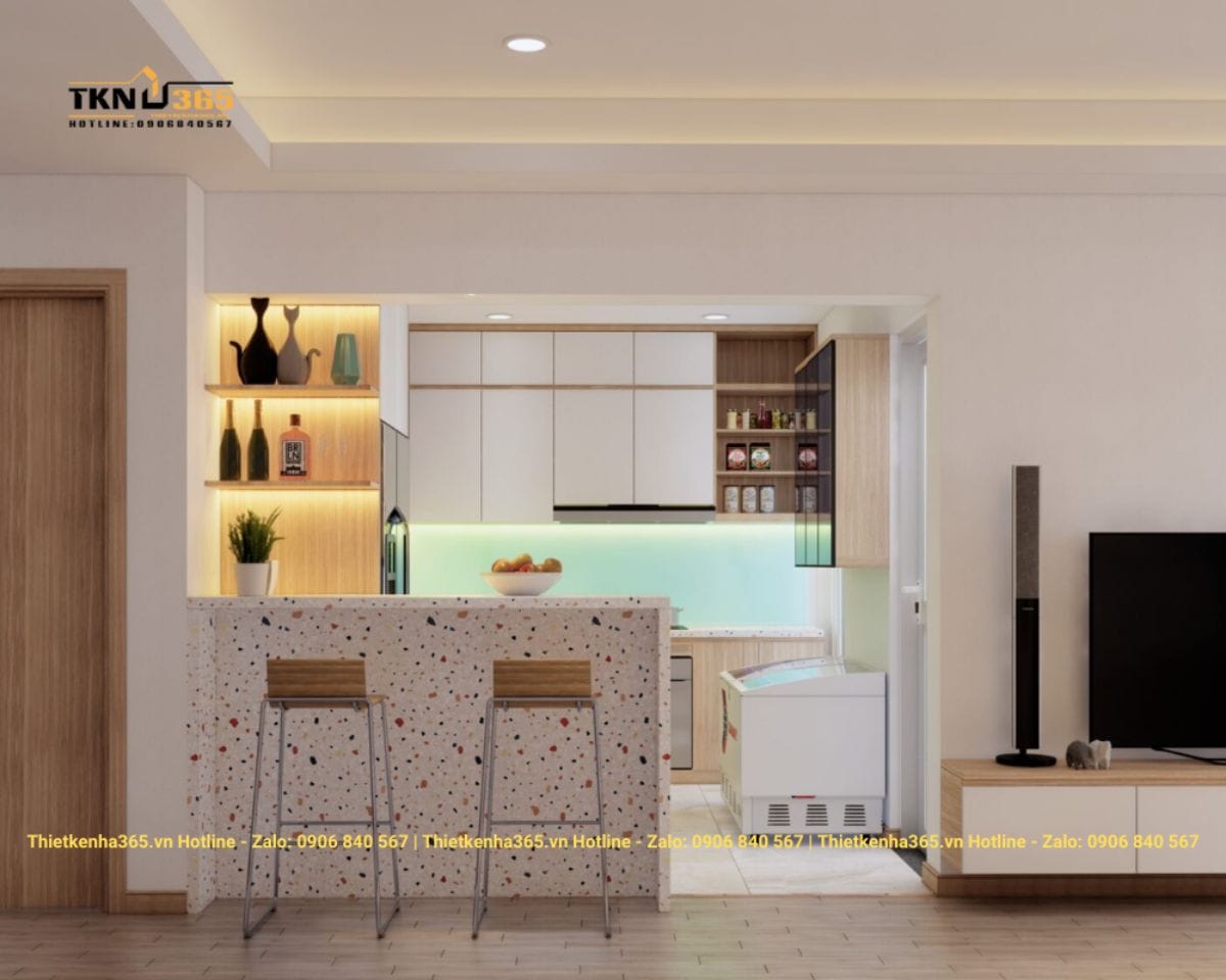 Mẫu nội thất nhà nhỏ diện tích 66m2