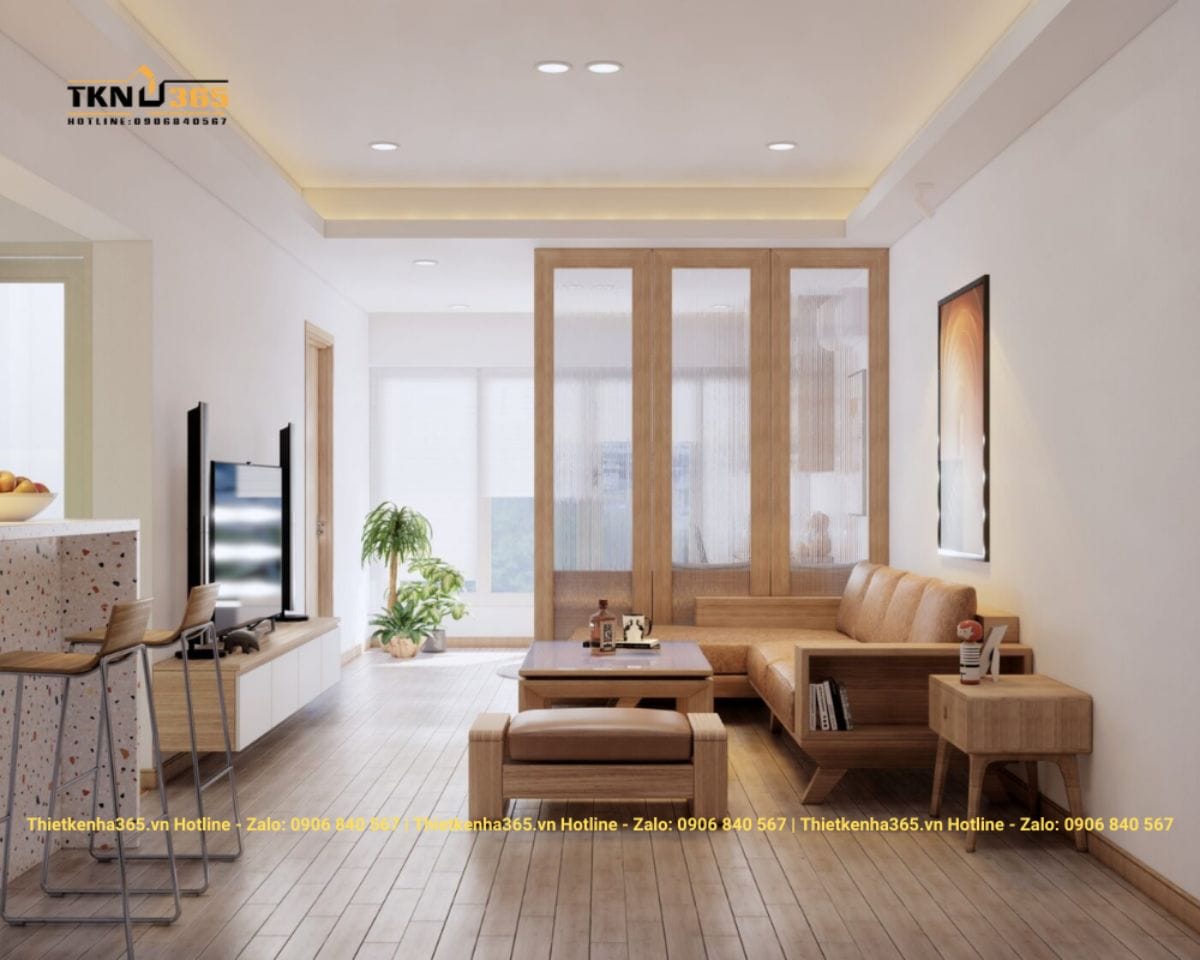 Mẫu nội thất nhà nhỏ diện tích 66m2