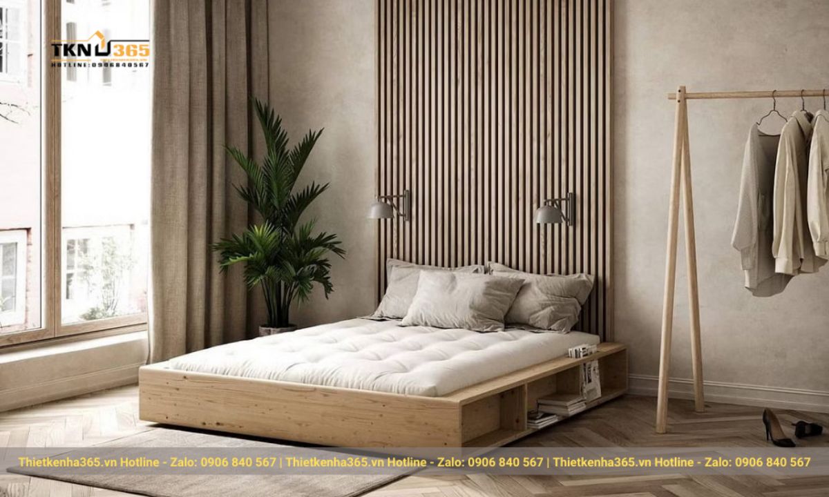 Thiết kế phòng ngủ phong cách Nhật Bản