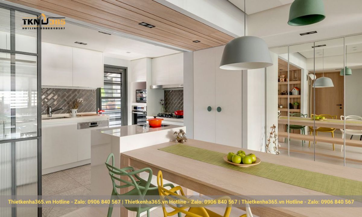 Thiết kế phòng bếp phong cách Nhật Bản